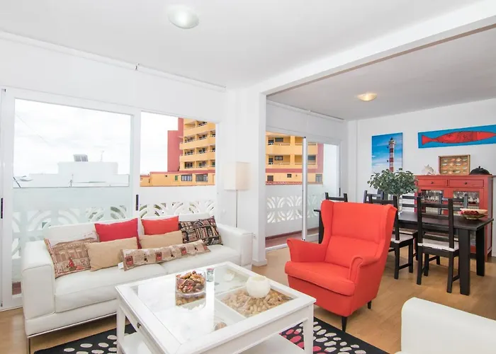 Апартаменты Homeforguest Apto 20 Pasos Del Mar, El Poris Con Vista Mar